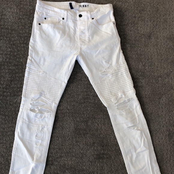 h and m ripped skinny jeans